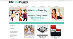 Desktop Screenshot of elitehomeshopping.com